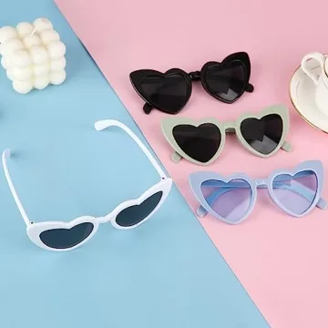 Bachelorette Party Heart Shaped Sunglasses - 8 Pairs