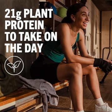 Organic Vegan Protein Powder - 21g Plant Protein, No Sugar Added