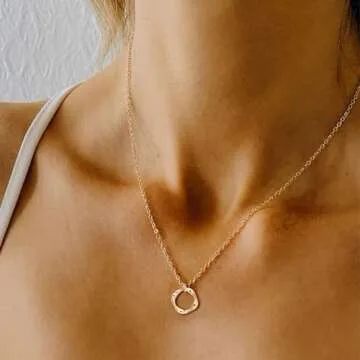 Pancert Gold Choker Necklaces for Women | Dainty Layering Jewelry