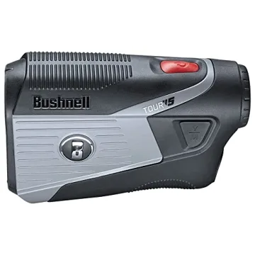 BUSHNELL GOLF V5 Patriot Pack Golf Laser Rangefinder, Pinseeker, Visual JOLT, BITE Magnetic Mount, Next Level Clarity and Brightness, Non-Slope Model