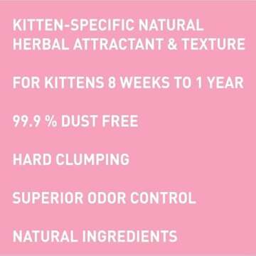Dr. Elsey's Precious Cat Kitten Attract Kitten Training Litter, Kitten Attract Litter 20lb Bo, 20 lb