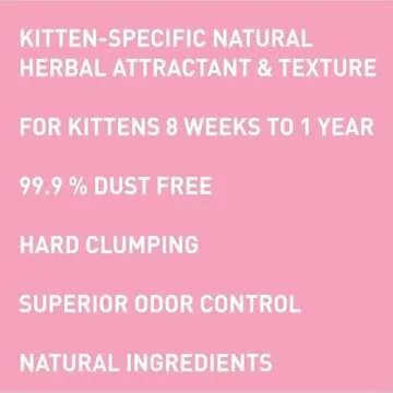 Dr. Elsey's Precious Cat Kitten Attract Kitten Training Litter, Kitten Attract Litter 20lb Bo, 20 lb