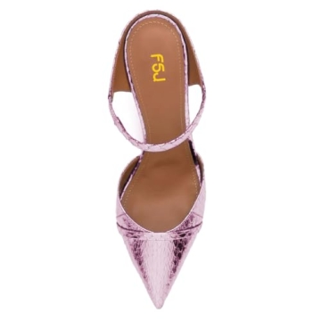 FSJ Women Stiletto Heels Elegant Sandals Lilac