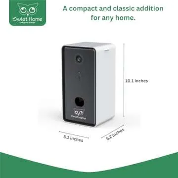 Owlet Home Pet Camera - Treat Dispenser & 2-Way Audio