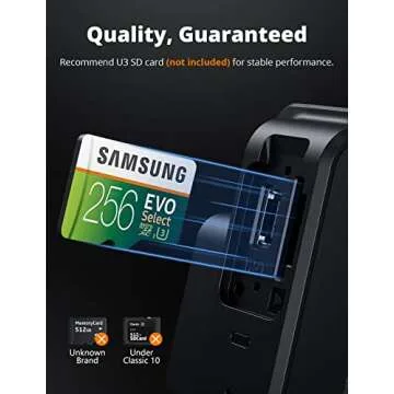 Kingslim D4 Dual Dash Cam with WiFi GPS 4K Front 1080P Rear