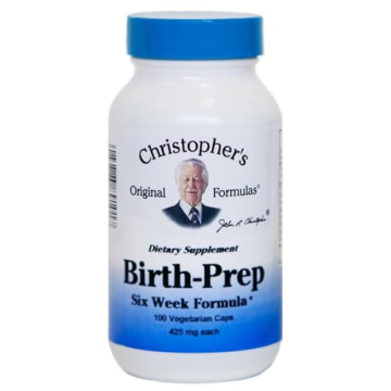 Christopher's Original Formulas Birth-Prep Capsules 100 ct - Herbal Blend for Expectant Mothers - Su...