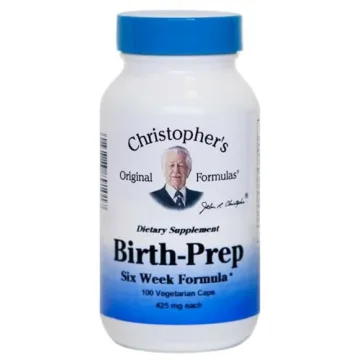 Christopher's Original Formulas Birth-Prep Capsules 100 ct - Herbal Blend for Expectant Mothers - Su...