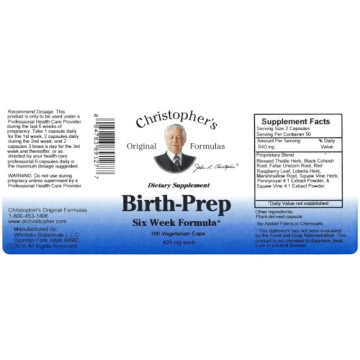 Christopher's Birth-Prep Capsules for Expecting Mothers 100 ct