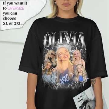 Generic Personalized Bootleg Rap Shirts for Girlfriend & Boyfriend, Custom Tee with Vintage Face Photo, Gift Idea for Birthday and Valentines Day Black, Small-XX-Large