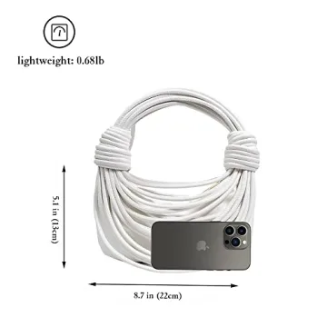 JBB Women Green Knotted Woven Hobo Bag for Stylish Look