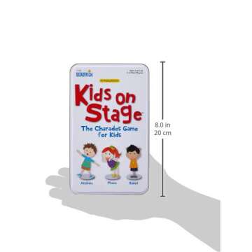 Briarpatch | Kids on Stage: The Charades Game For Kids Travel Tin, Ages 3+