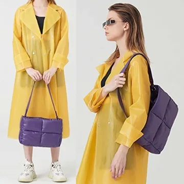 Chic Quilted Puffer Tote Bag for Women - Soft & Spacious