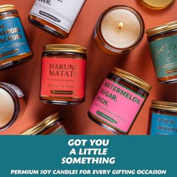 Funny Candle for New Parents - Lavender Scented Gift Idea