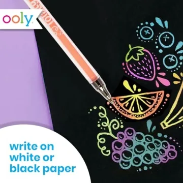 OOLY Scented Gel Pens Set of 6 Pastel Colors for Kids and Adults