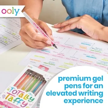 OOLY Scented Gel Pens Set of 6 Pastel Colors for Kids and Adults