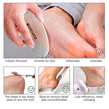 Sunivaca Glass Foot File Callus Remover for Perfect Feet