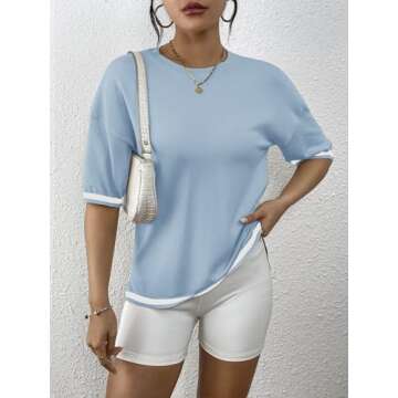 Zeagoo Summer Tops for Women Trendy Comfortable Blouse