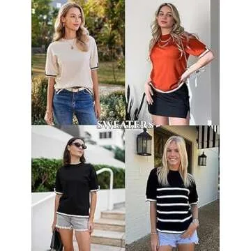 Zeagoo Summer Tops for Women Trendy Comfortable Blouse