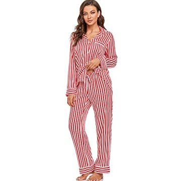 Serenedelicacy Women's Satin Pajama Set - Comfort & Style