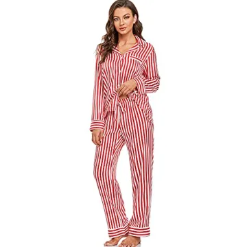 Serenedelicacy Women's Satin Pajama Set - Comfort & Style