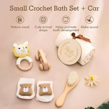 Newborn Baby Gift Set - 6 PCS Essentials for Girls/Boys