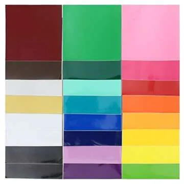 ORACAL 651 Glossy Vinyl 24 Pack - Craft Essential Sheets