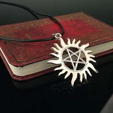 Supernatural 4 Piece Necklace Set for Fans & Collectors