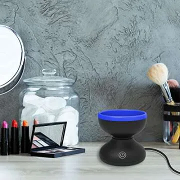 Catcan Electric Makeup Brush Cleaner- Make Up Brush Cleaner Machine for Portable Automatic USB Cosmetic Brush Cleaner Tools, Brush Cleaner Spinner for All Size Beauty Makeup Brushes