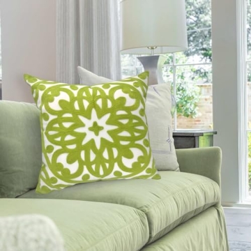 Alysheer Embroidered Summer Decorative Pillow Covers