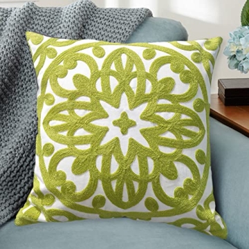 Alysheer Embroidered Summer Decorative Pillow Covers