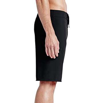 Hurley Men's One and Only Phantom Boardshort, Black, 28