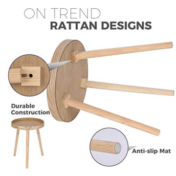 Boho Bedside Table - Stylish & Easy to Assemble