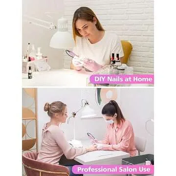 Asalle USB Nail Drill, Electric Nail Drill Machine for Acrylic Gel Nails Professional Efile Nail Drill Kit Electric Nail File for Nail Technicians Manicure Pedicure Salon and Home Use