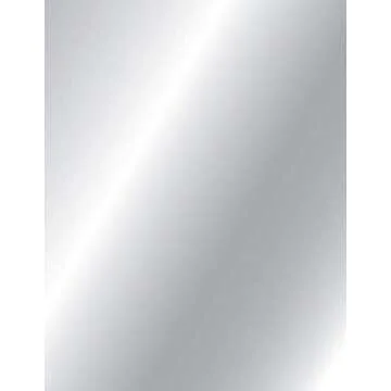 Cardstock Warehouse Mirror Silver - 8.5x11" - 12 Pt. / 270 Gsm Reflective Premium Cardstock - 10 She...