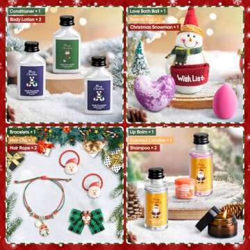 Advent Calendar 2024, 24PCS Holiday Beauty Advent Calendar, Spa Gift Set, Bath & Body Care, 24 Days ...
