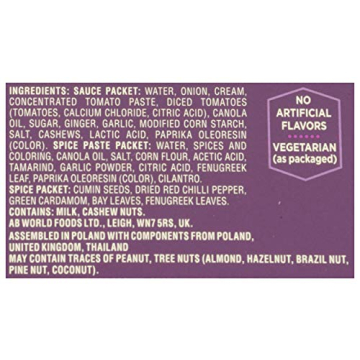 Patak's Tikka Masala Curry Sauce Kit 3-Step Cooking