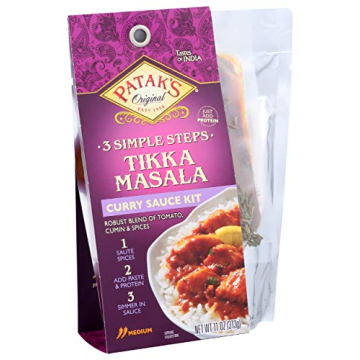 Patak's Tikka Masala Curry Sauce Kit 3-Step Cooking