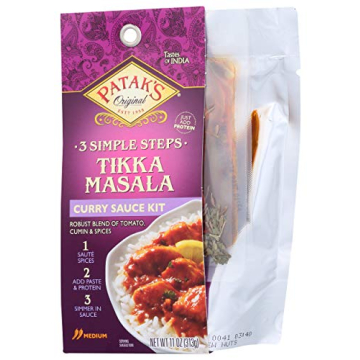 Patak's Tikka Masala Curry Sauce Kit 3-Step Cooking