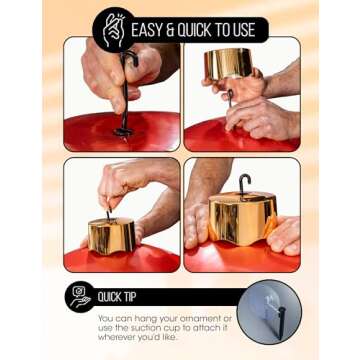 Inflatable Oversized Ornaments Jumbo Christmas Balls 15" 18" 25" or 30" inches Holiday Decorations Indoor Outdoor