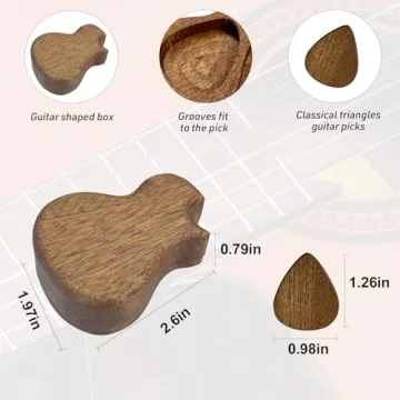 Custom Guitar Picks and Holder for Musicians' Gifts