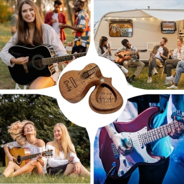 Custom Guitar Picks and Holder for Musicians' Gifts