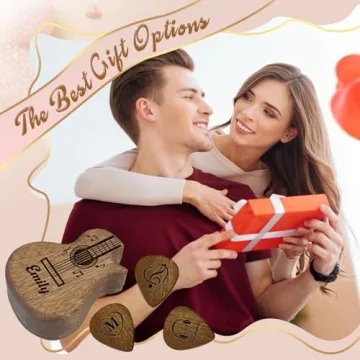 Custom Guitar Picks and Holder for Musicians' Gifts