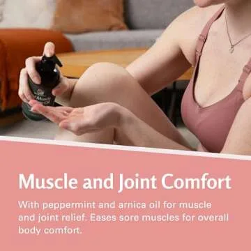 M3 Naturals Arnica Massage Oil with Collagen and Stem Cells