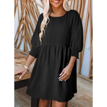 Cute Summer Dress for Women - Dokotoo Casual Babydoll Tunic