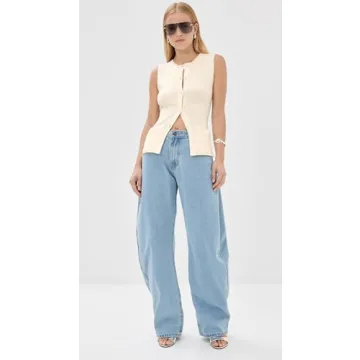 Lioness Kourt Vest Women's Ivory Stylish Layering Piece