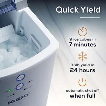 Igloo Countertop Ice Maker Machine - Portable Ice Maker