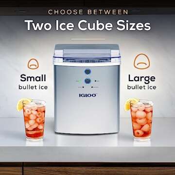 Igloo Countertop Ice Maker Machine - Portable Ice Maker