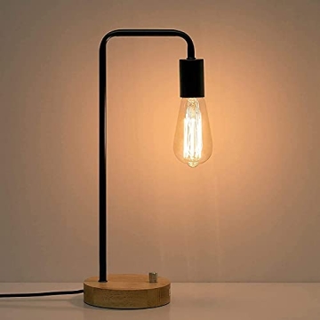 HAITRAL Industrial Desk Lamp for Office Bedroom Living Room