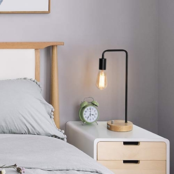 HAITRAL Industrial Desk Lamp for Office Bedroom Living Room