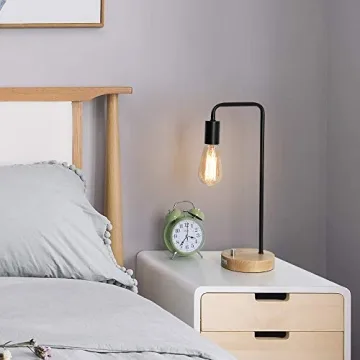 HAITRAL Industrial Desk Lamp for Office Bedroom Living Room